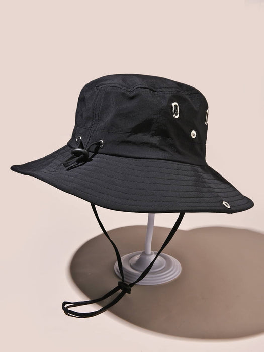 Shein 1 pieza Sombrero de cubo impermeable para exteriores de sol plegable para mujer