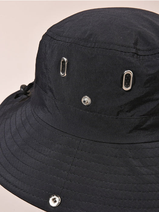 Shein 1 pieza Sombrero de cubo impermeable para exteriores de sol plegable para mujer