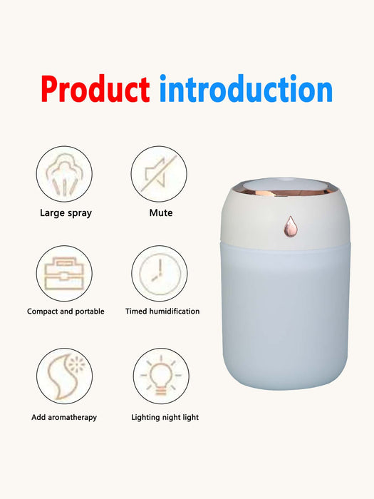 Shein 1 humidificador portátil silencioso, pequeño humidificador silencioso para mesa
