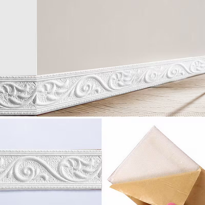 1pc Cinta de Espuma 3D para Borde de Pared 228*6cm/89.7*2.36inch