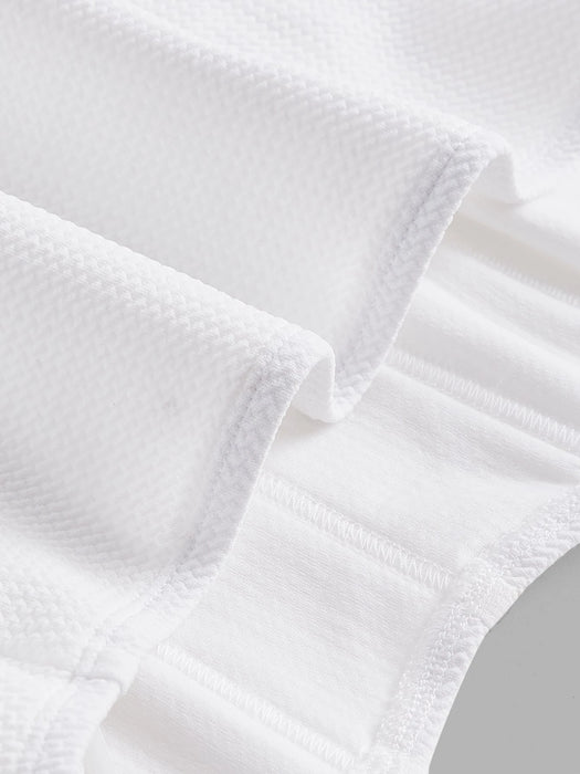 SHEIN EZwear Top corto de malla sin mangas ni tirantes