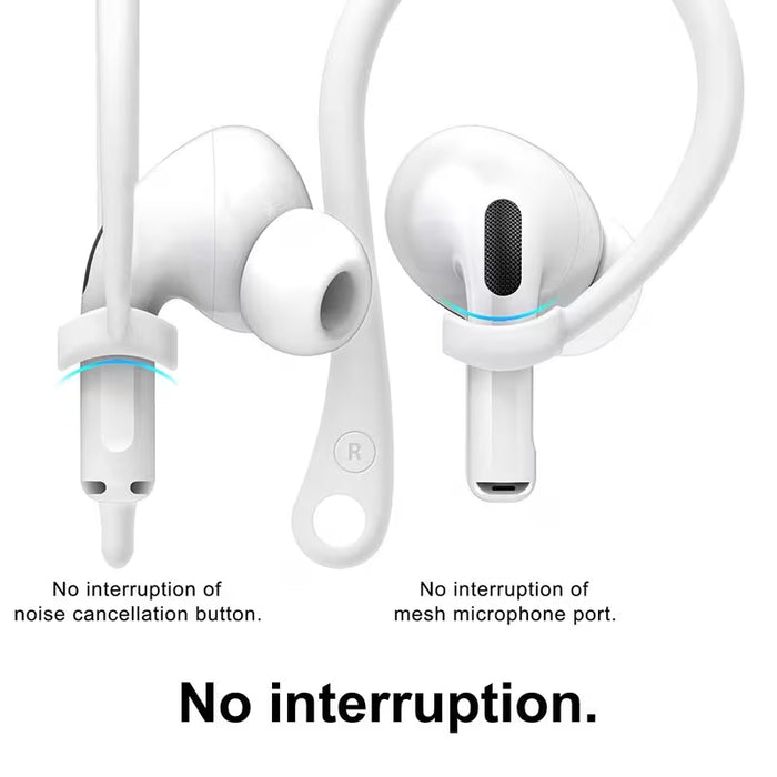 1 par de puntas de oído gancho anti-pérdida auriculares inalámbricos soporte de ajuste seguro
