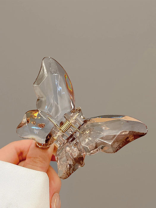 SHEIN 2 piezas Clips para el cabello de mujer con estilo de mariposa