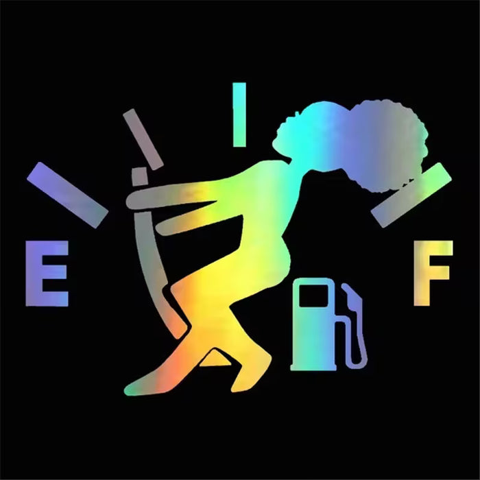 Pegatinas de coche, calcomanía de consumo de gas accesorios de estilismo de coche