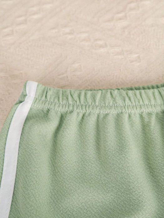 SHEIN Pantalones de verano para niñas jóvenes, delgados y transpirables