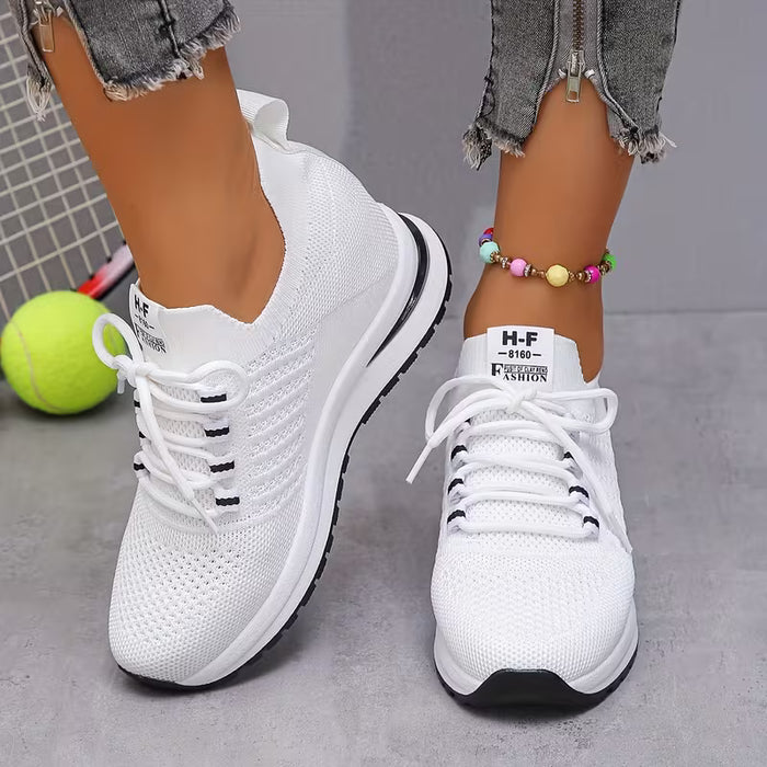 1 Par de Zapatos de Cuña Transpirables para Mujer, que Aumentan la Altura