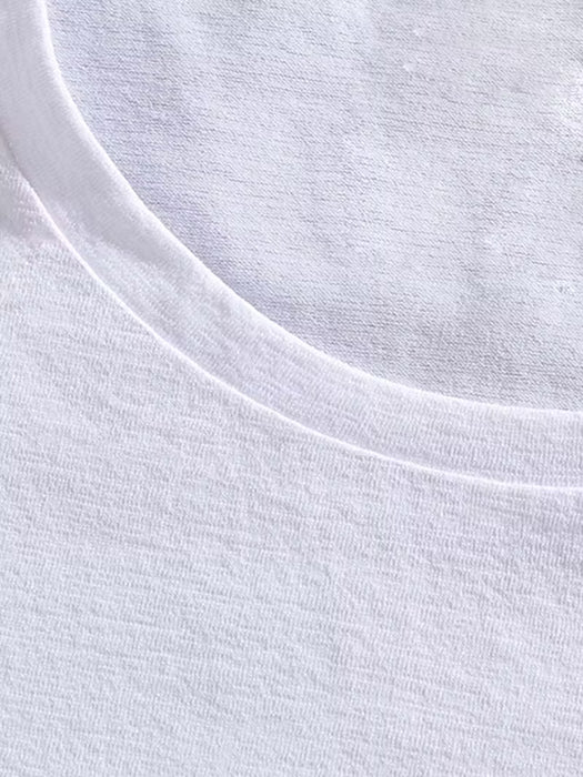Camiseta de Manga Corta para Hombre con estampado "Love Exercise"