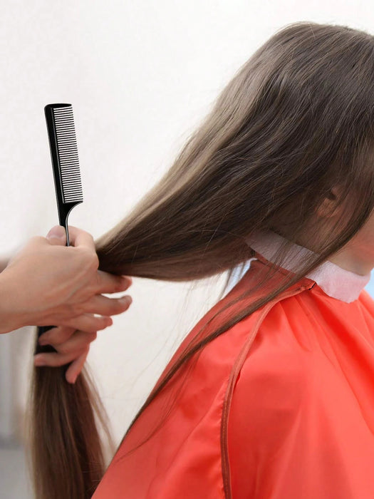SHEIN 4 paquetes de peine de carbono con forma de cola de rata