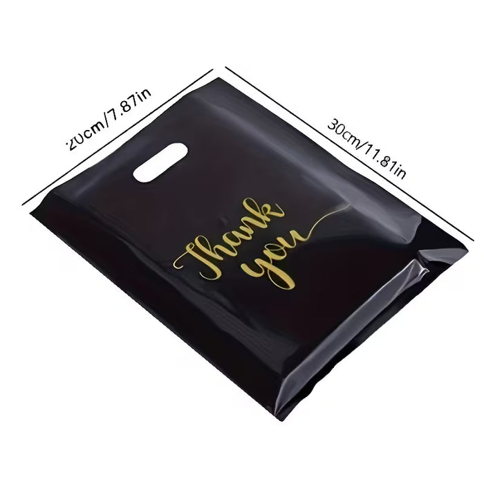 Bolsa de Plástico Negra "GRACIAS"