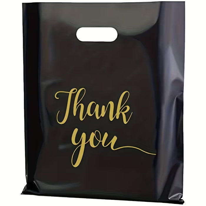 Bolsa de Plástico Negra "GRACIAS"