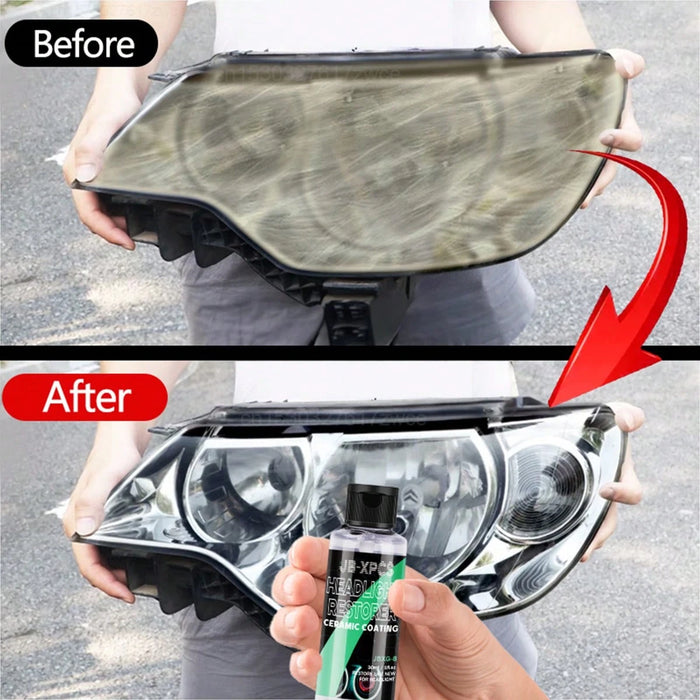 JB-XPCS Restauración y reparación de faros de coche, solución pulidora de lentes