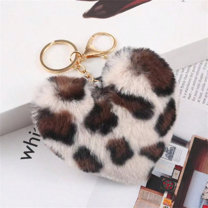 SHEIN Colgantes de peluche suave para bolsos y accesorios