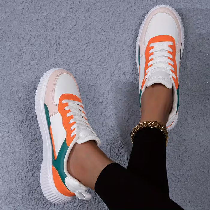 Zapatillas Deportivas, Colorblock, Cómodas y Transpirables
