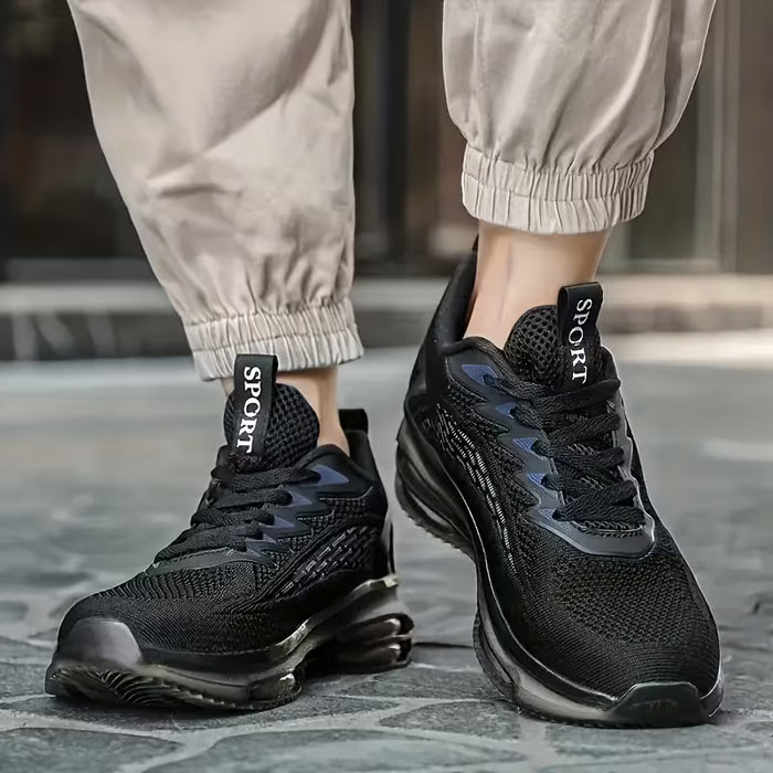 Zapatillas de malla para hombre, ultra cómodas con doble cámara de aire