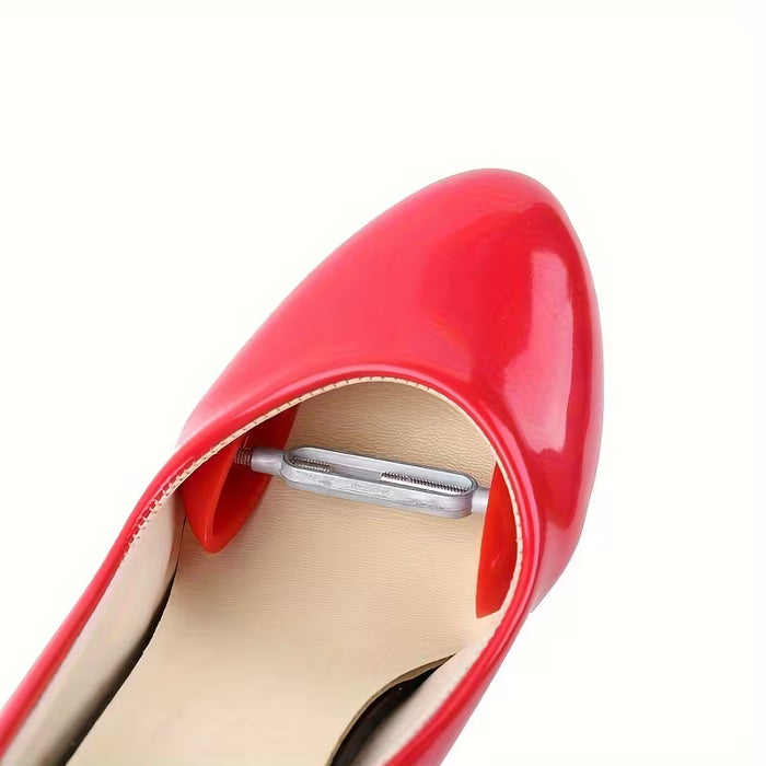 1 Par Mini Estirador de Zapatos Ajustable Ancho Extensor Soporte de Dedos