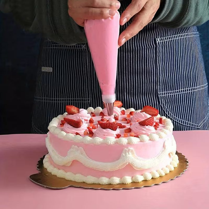 57 piezas Boquillas de acero inoxidable para glaseado, bolsa de repostería