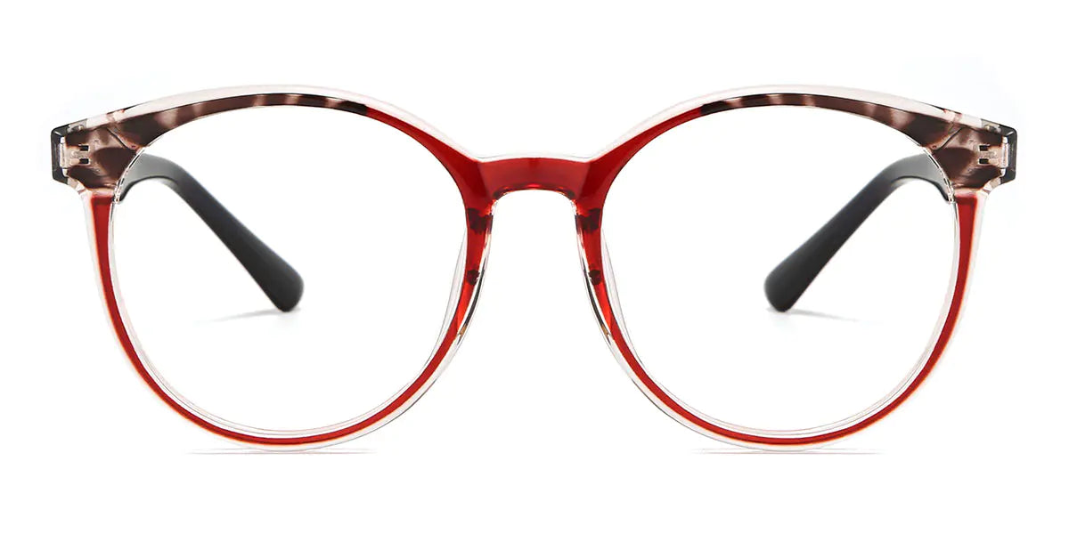 Gafas Redondo Rojo para Mujeres