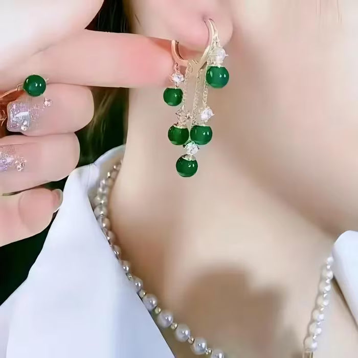 Pendientes de Borla para Mujer, Joyería Colgante para Regalo de Aniversario, Fiesta de Bodas