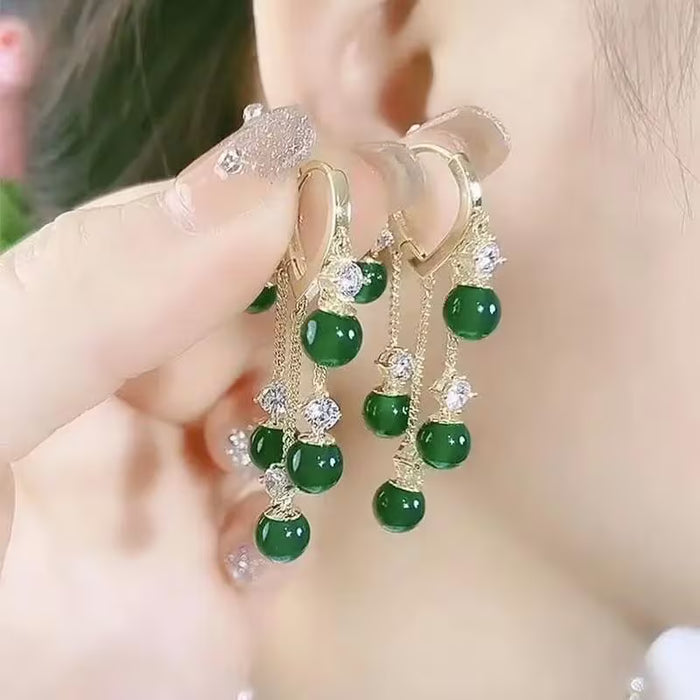 Pendientes de Borla para Mujer, Joyería Colgante para Regalo de Aniversario, Fiesta de Bodas