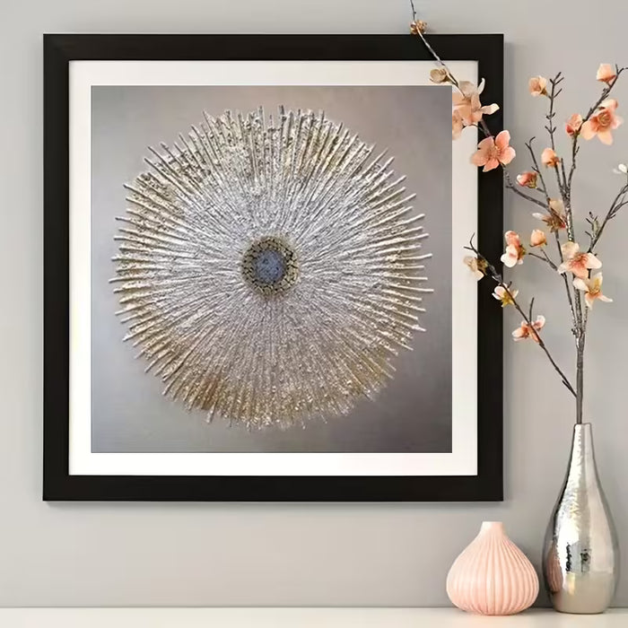 Pintura de diamantes con temática navideña, sin marco, con diseños de bordado artístico