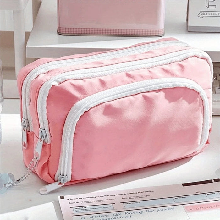 Shein 1 estuche grande para lápices Macaron