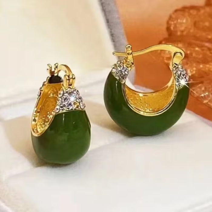 Pendientes Cortos De Gota De Agua Versátiles De Moda