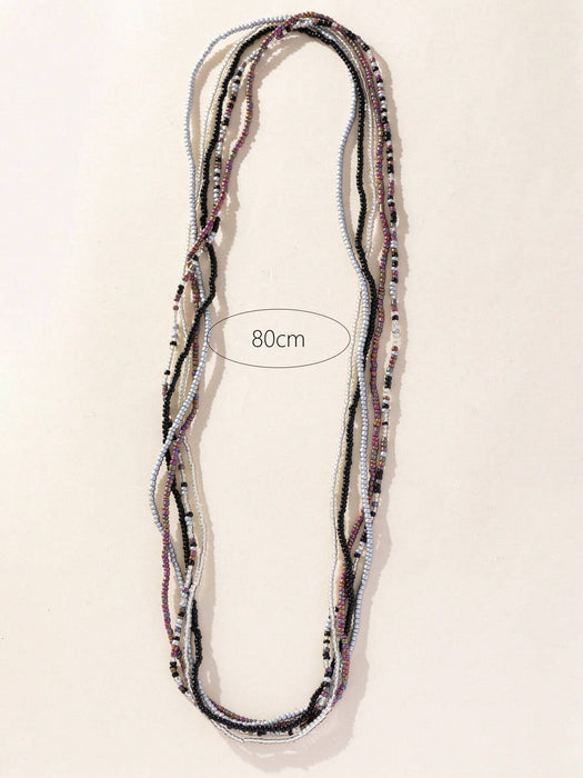 SHEIN 5 Piezas Cinturón Tipo Cadena De Estilo Bohemio Para La Playa De Mujeres
