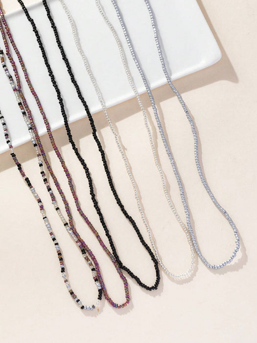 SHEIN 5 Piezas Cinturón Tipo Cadena De Estilo Bohemio Para La Playa De Mujeres