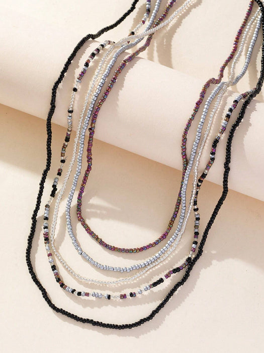 SHEIN 5 Piezas Cinturón Tipo Cadena De Estilo Bohemio Para La Playa De Mujeres