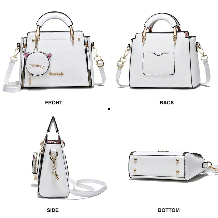 Shein Bolso de hombro y bandolera de moda para mujer con monedero