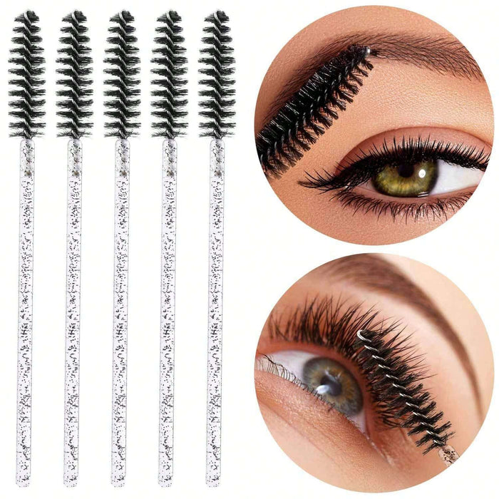 Shein 50 piezas Cepillo de Máscara tipo Spoolie para Extensión de Pestañas/Cejas