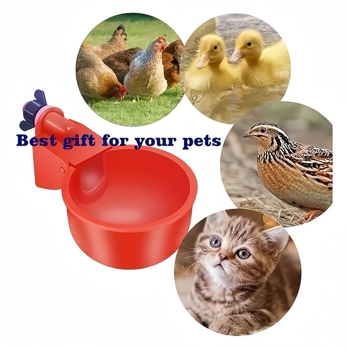 Juego de 18 piezas de bebederos automáticos para aves de corral