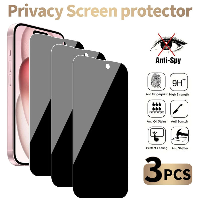 SHEIN 3 protectores de pantalla de privacidad compatibles con iPhone 11