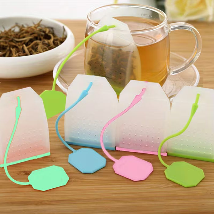 1 Unidad, Bolsita De Té, Bolsa De Filtro De Té Transparente