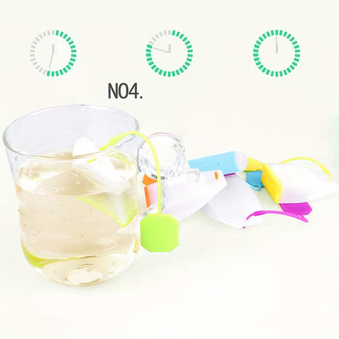 1 Unidad, Bolsita De Té, Bolsa De Filtro De Té Transparente