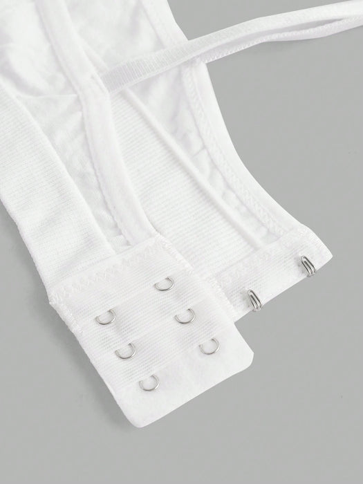 Shein Conjunto de 3 piezas de sujetador para mujeres sin patrón