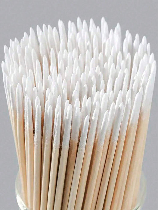 Shein 200 piezas Mini hisopo, herramienta para extensiones de pestañas y tintado de cejas
