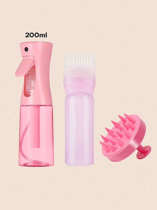 Botella pulverizadora Set de cuidado capilar de 3pcs