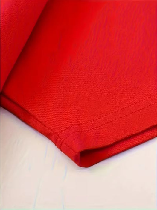 Camiseta casual de verano de manga corta, estampada, de hombre
