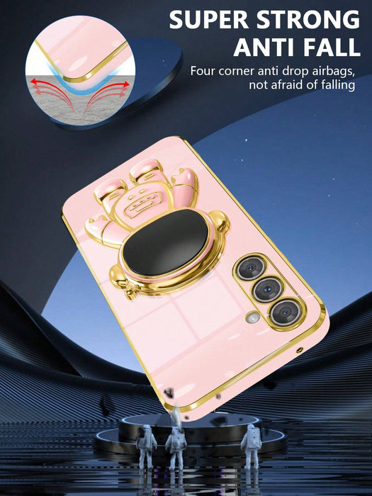 Shein Funda para teléfono con soporte de astronauta compatible con Samsung Galaxi S22