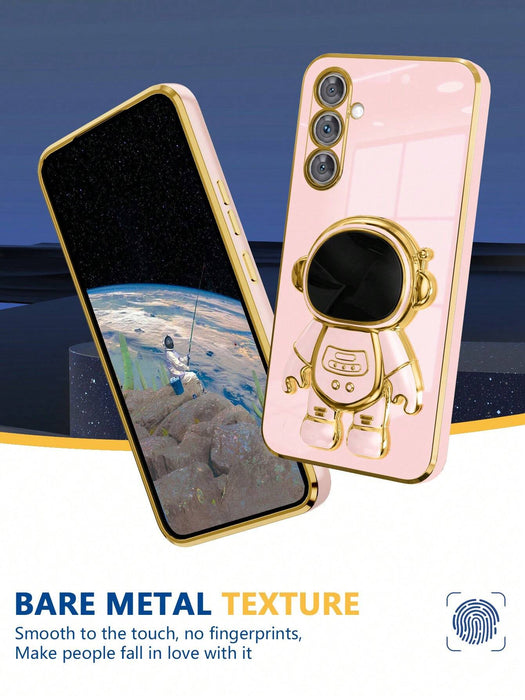Shein Funda para teléfono con soporte de astronauta compatible con Samsung Galaxi S22