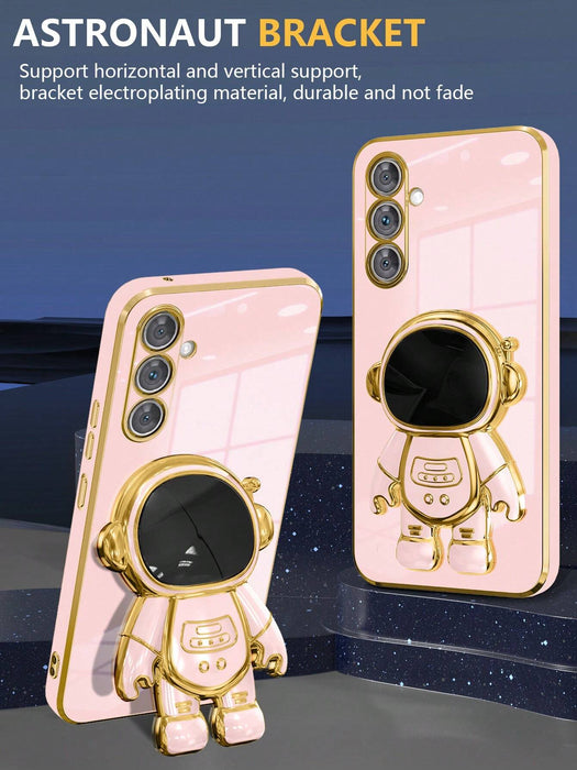 Shein Funda para teléfono con soporte de astronauta compatible con Samsung Galaxi S22