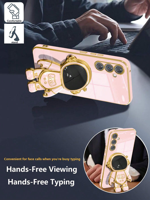 Shein Funda para teléfono con soporte de astronauta compatible con Samsung Galaxi S22