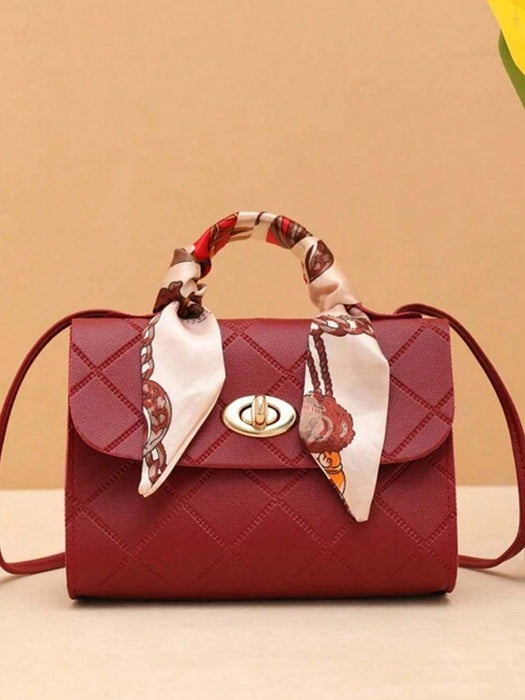 SHEIN Bufanda de seda, pañuelo para el cabello, adecuada para la decoración de bolsos