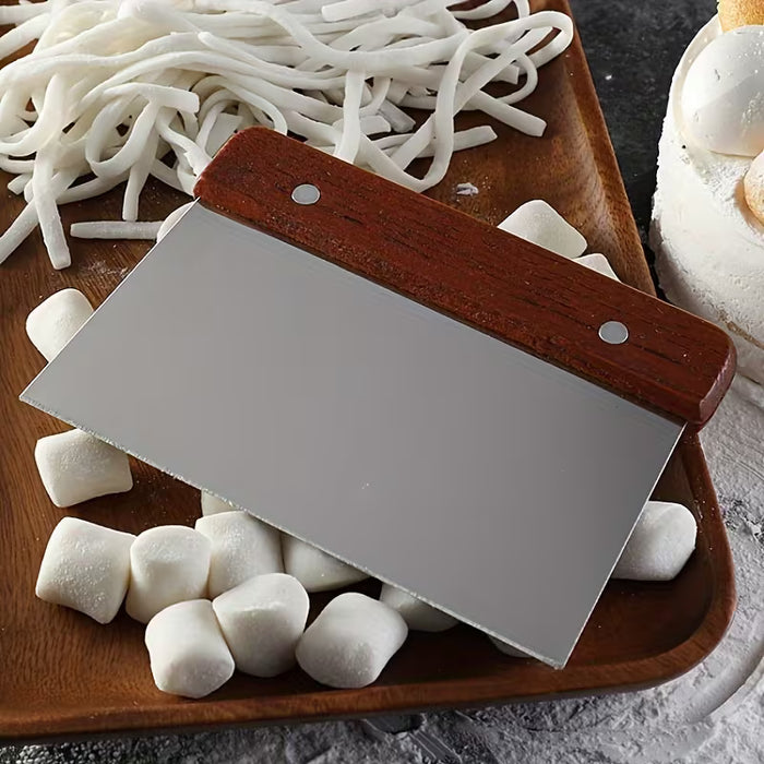 Cuchillo manual para masa de pizza y pan, agarre cómodo