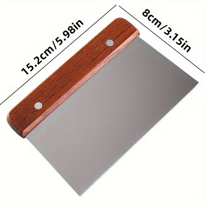 Cuchillo manual para masa de pizza y pan, agarre cómodo
