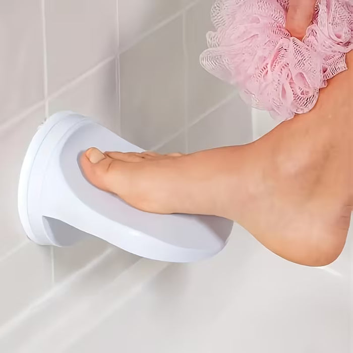 Reposapiés de ducha con ventosa para afeitarse las piernas, pedal antideslizante para baño