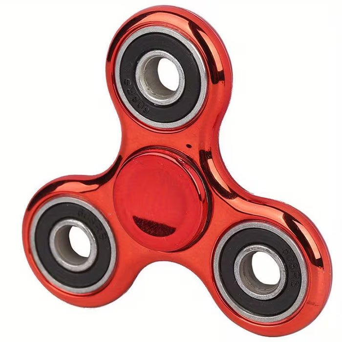 Spinners de dedo electrochapados y coloridos son juguetes relajantes
