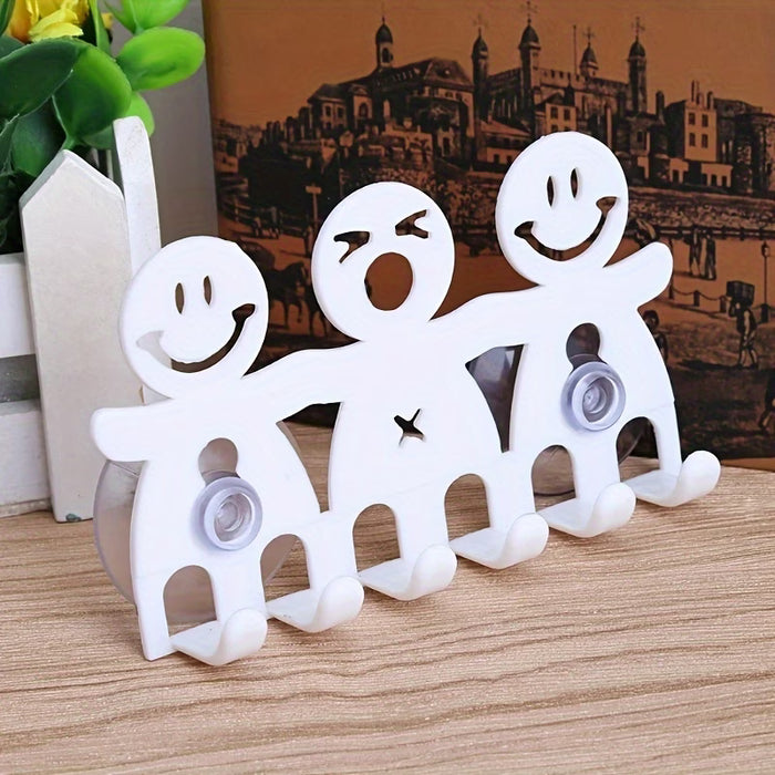 1 pieza de Soporte de Pared para Cepillos de Dientes Ahorrador de Espacio