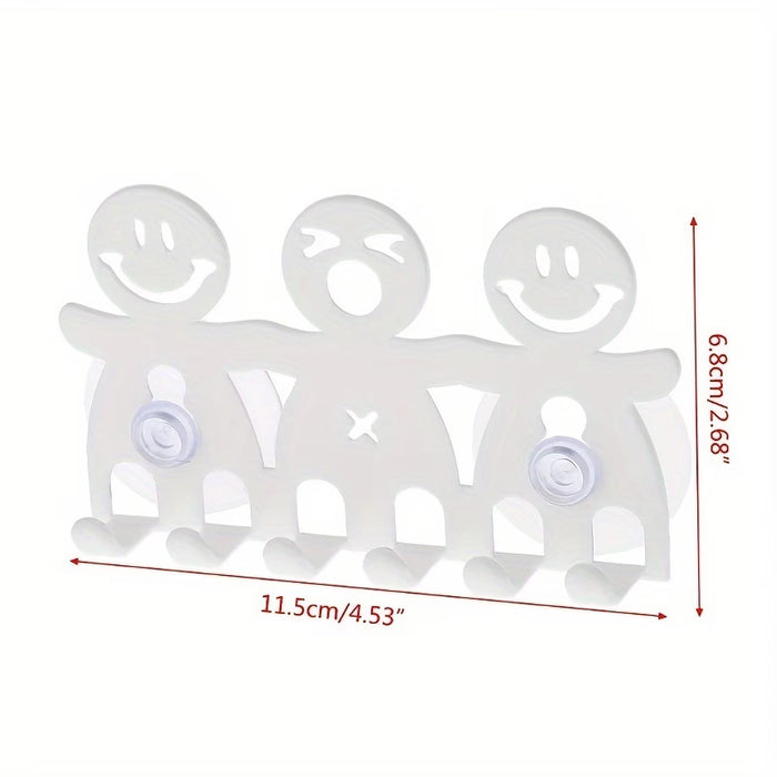 1 pieza de Soporte de Pared para Cepillos de Dientes Ahorrador de Espacio